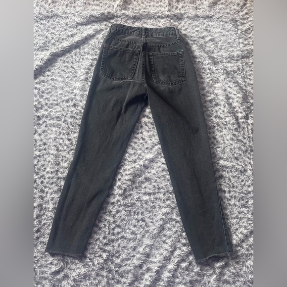 Black/Grey Wash BDG High-Rise Mom Jeans 24W - Picture 2 of 3
